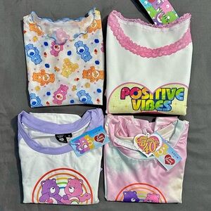 Bundle of Care Bear Crop Tops- SHEIN